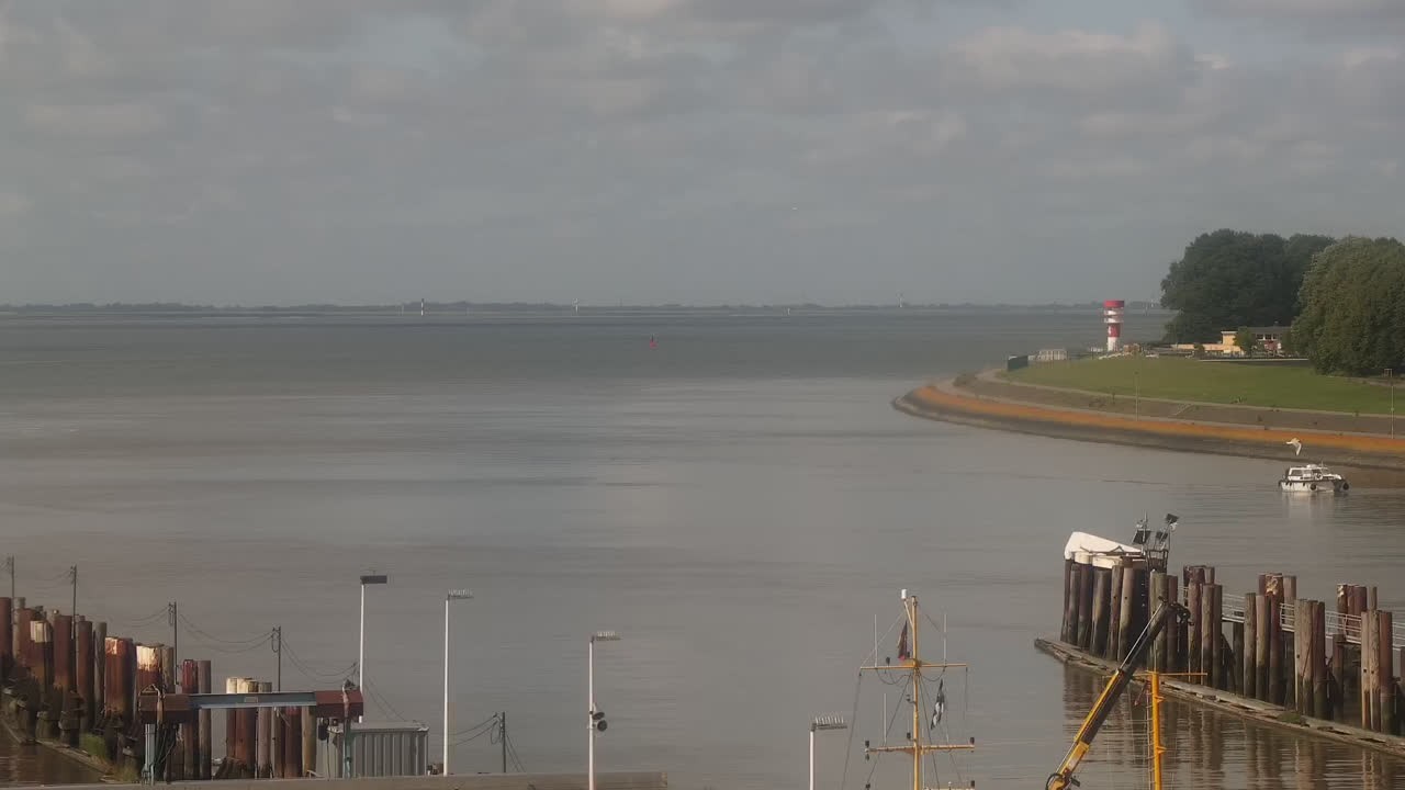 Archiv Foto Webcam Brunsbüttel: Schleusenkammern am Nord-Ostsee Kanal