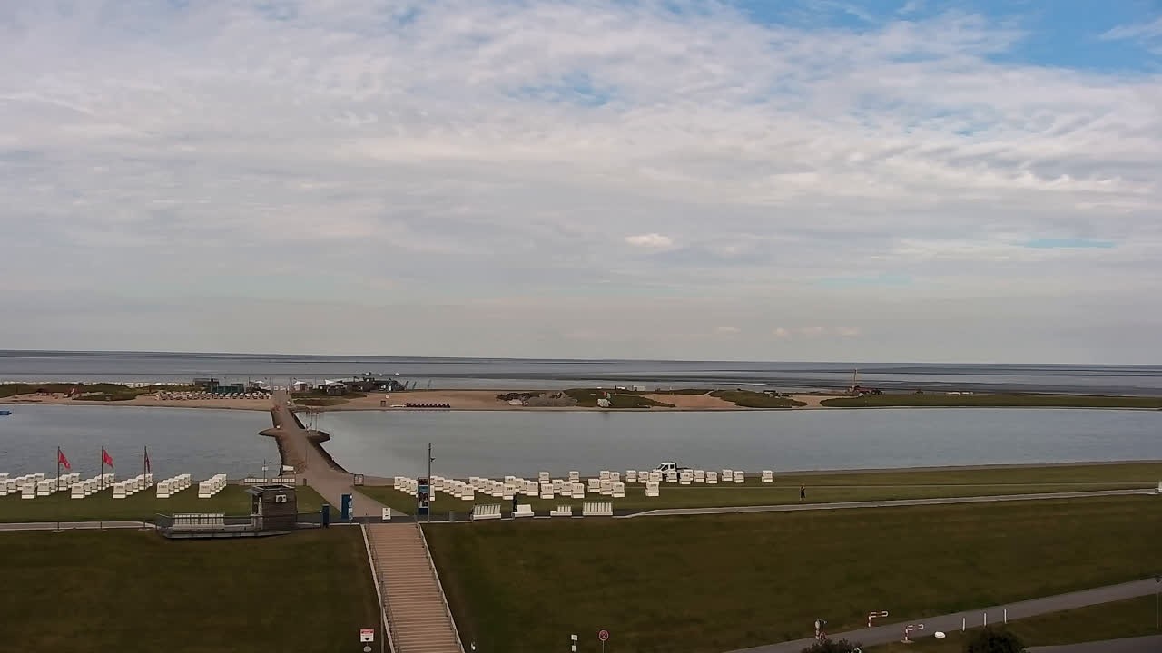 Archived image Webcam Büsum: Pearl Bay