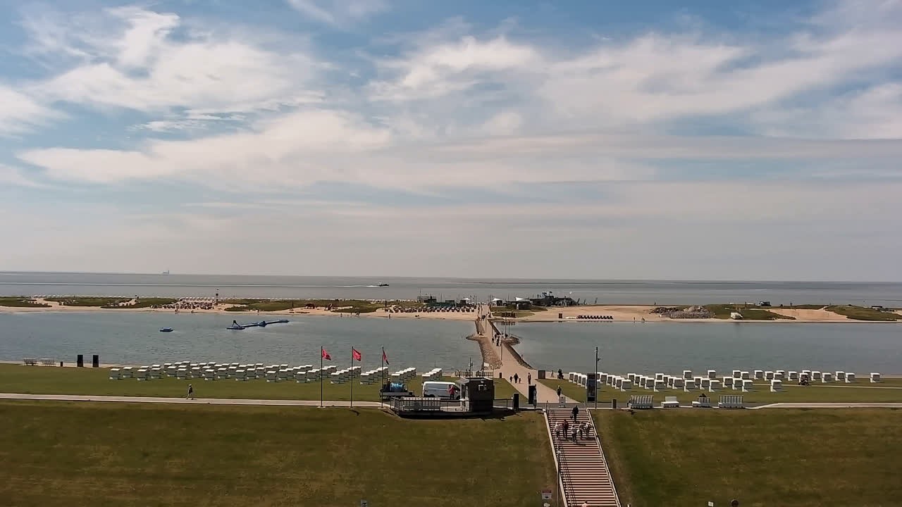 Archived image Webcam Büsum: Pearl Bay