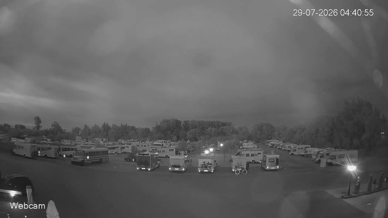 Archived image Webcam Damp: camper van park