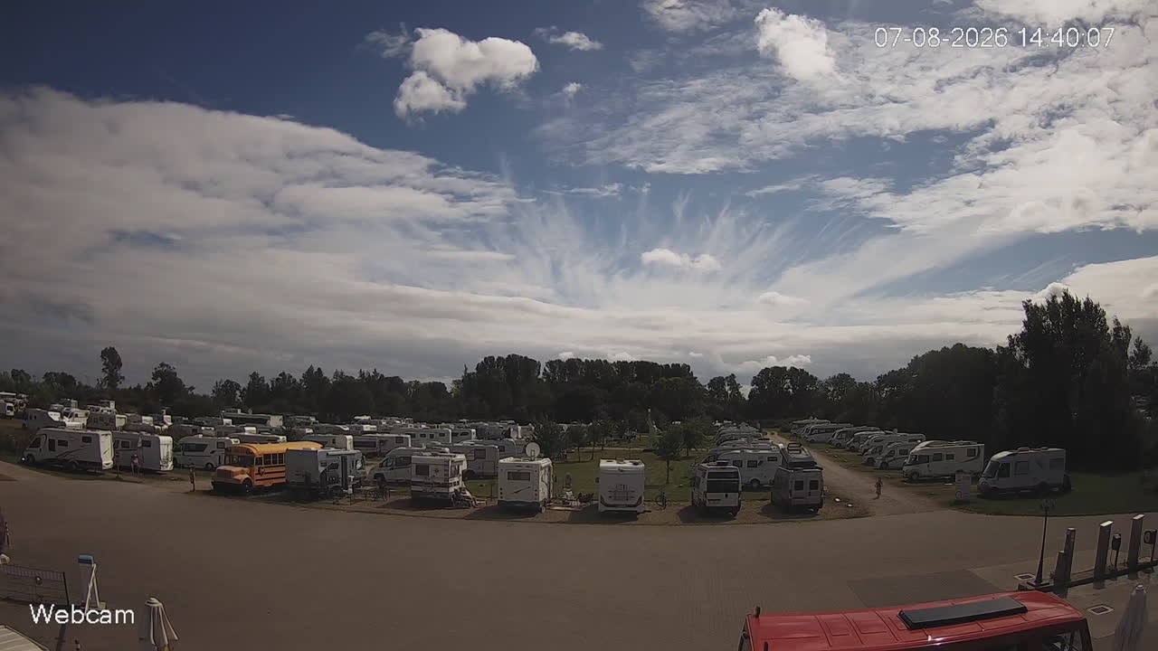 Archived image Webcam Damp: camper van park