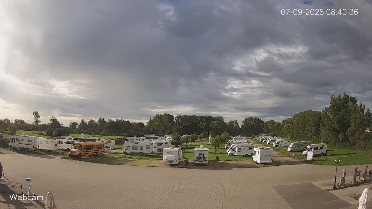 Archiv Foto Webcam Damp: Wohnmobilpark
