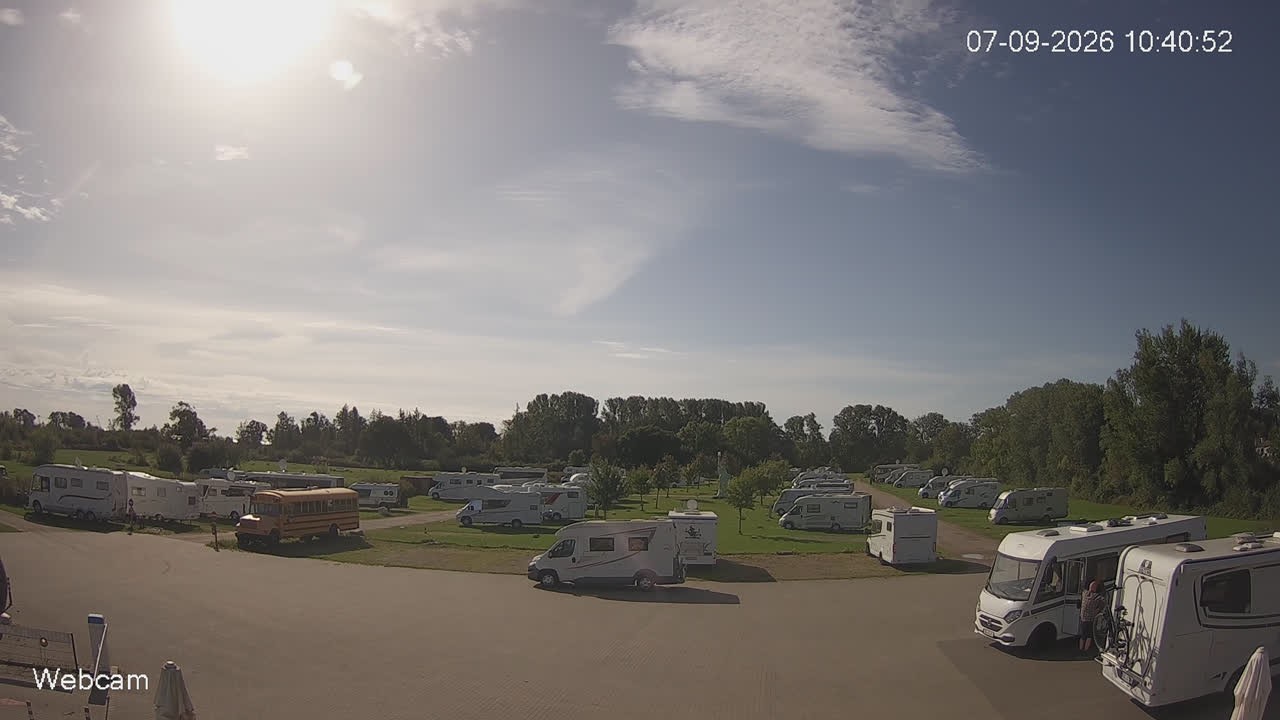 Archiv Foto Webcam Damp: Wohnmobilpark