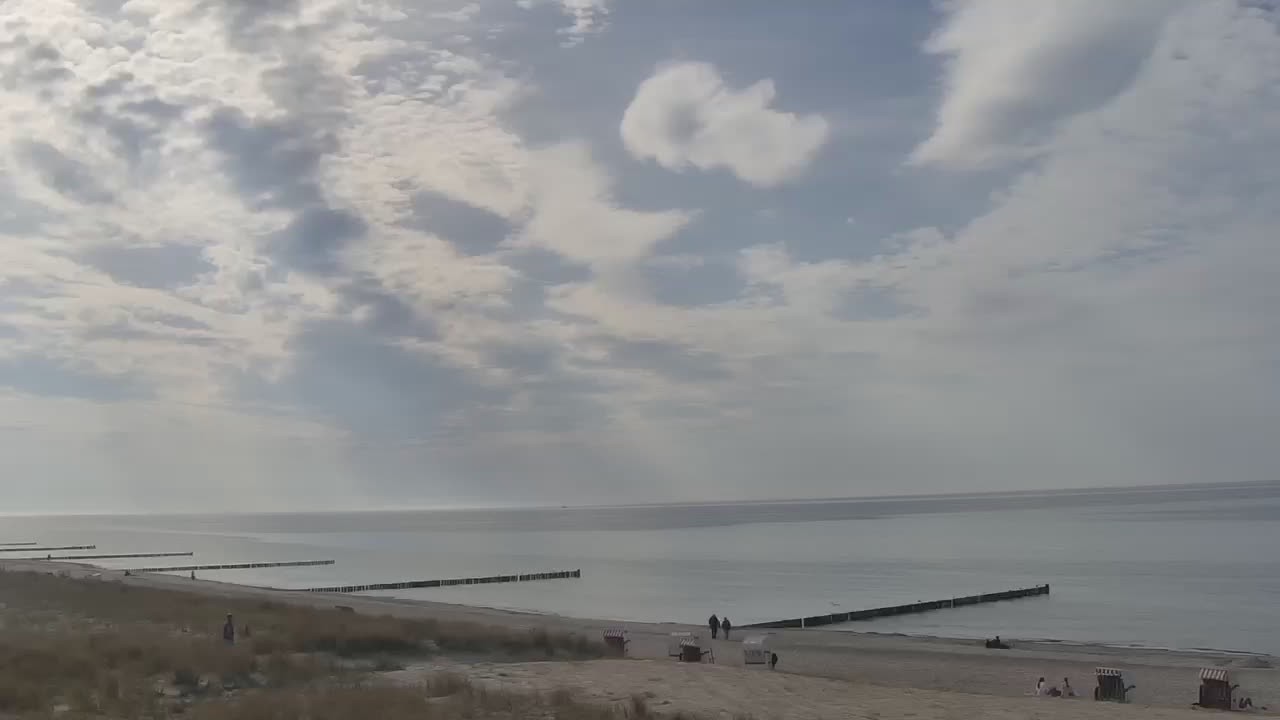 Archived image Webcam Graal-Müritz on the Baltic Sea coast