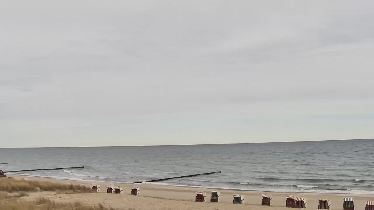 Archived image Webcam Graal-Müritz on the Baltic Sea coast