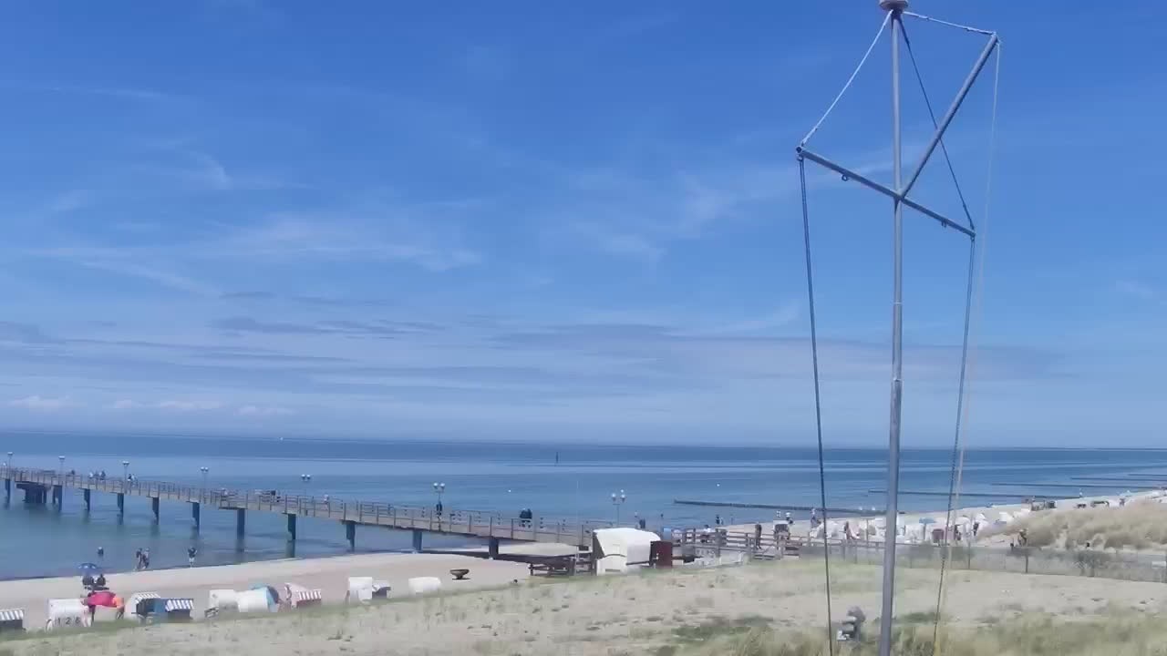 Archived image Webcam Graal-Müritz on the Baltic Sea coast
