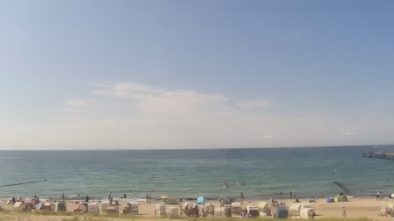 Archived image Webcam Graal-Müritz on the Baltic Sea coast