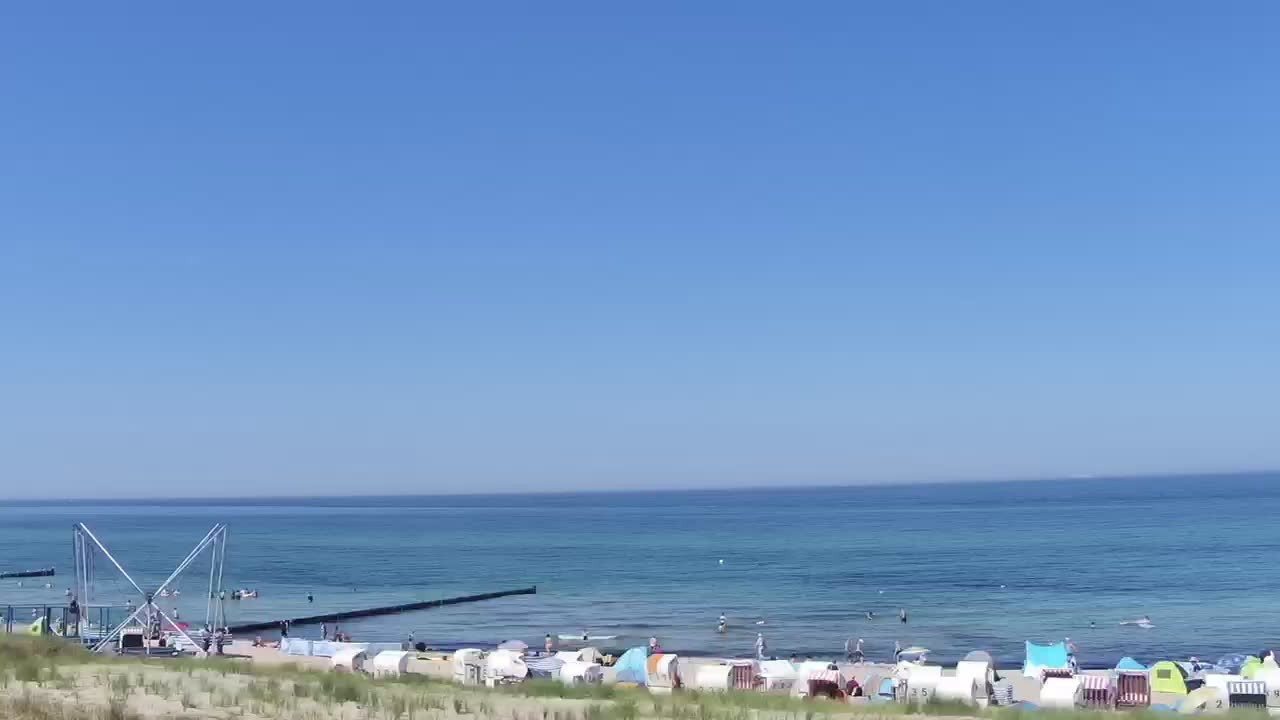 Archived image Webcam Graal-Müritz on the Baltic Sea coast