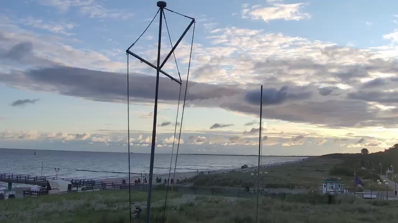 Archived image Webcam Graal-Müritz on the Baltic Sea coast