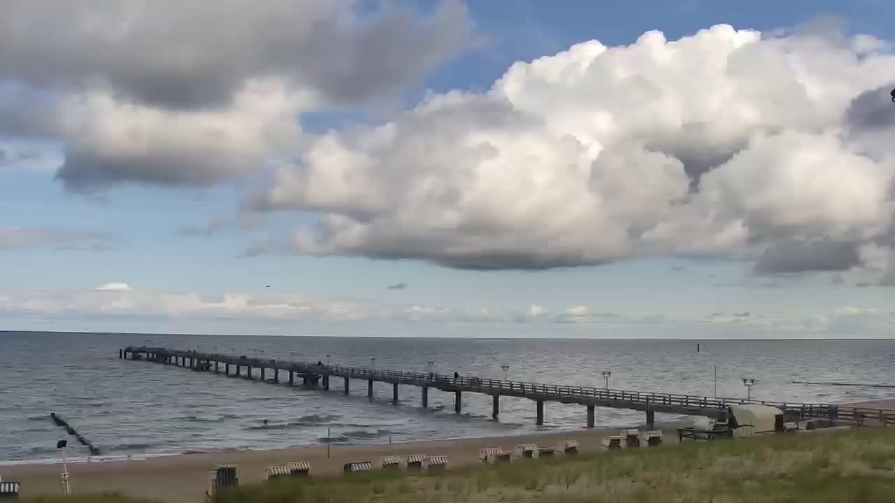 Archived image Webcam Graal-Müritz on the Baltic Sea coast