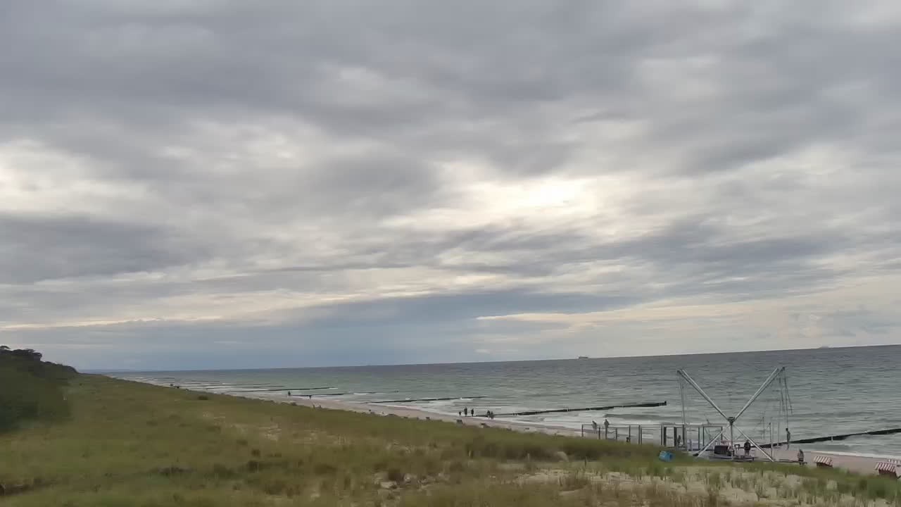 Archived image Webcam Graal-Müritz on the Baltic Sea coast