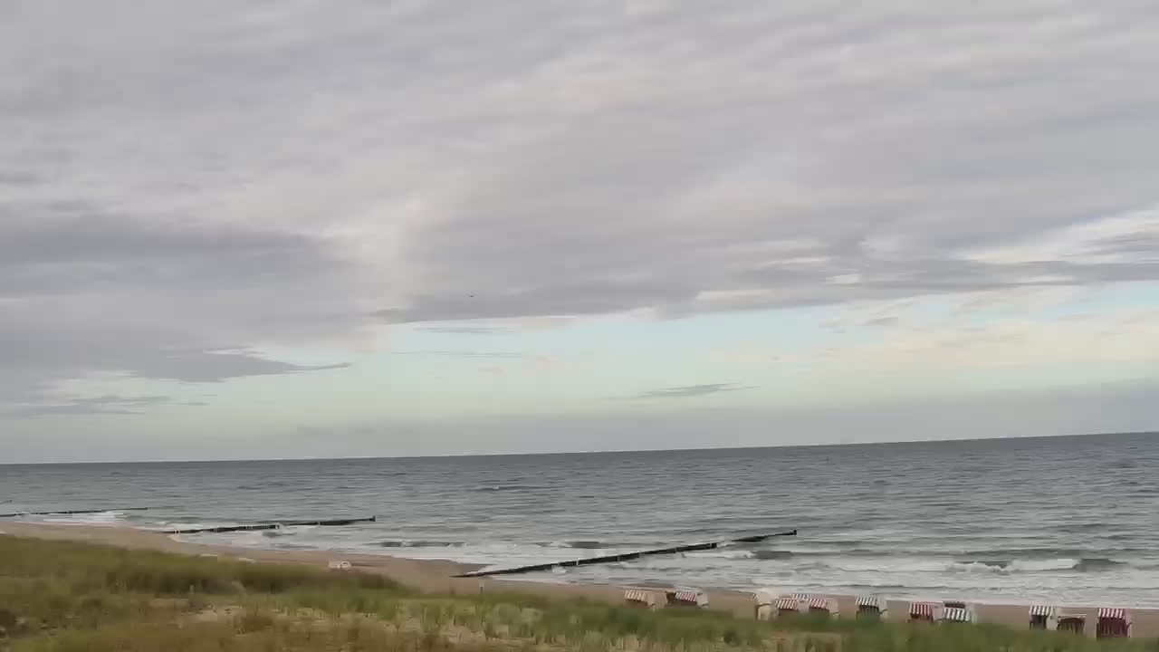 Archived image Webcam Graal-Müritz on the Baltic Sea coast