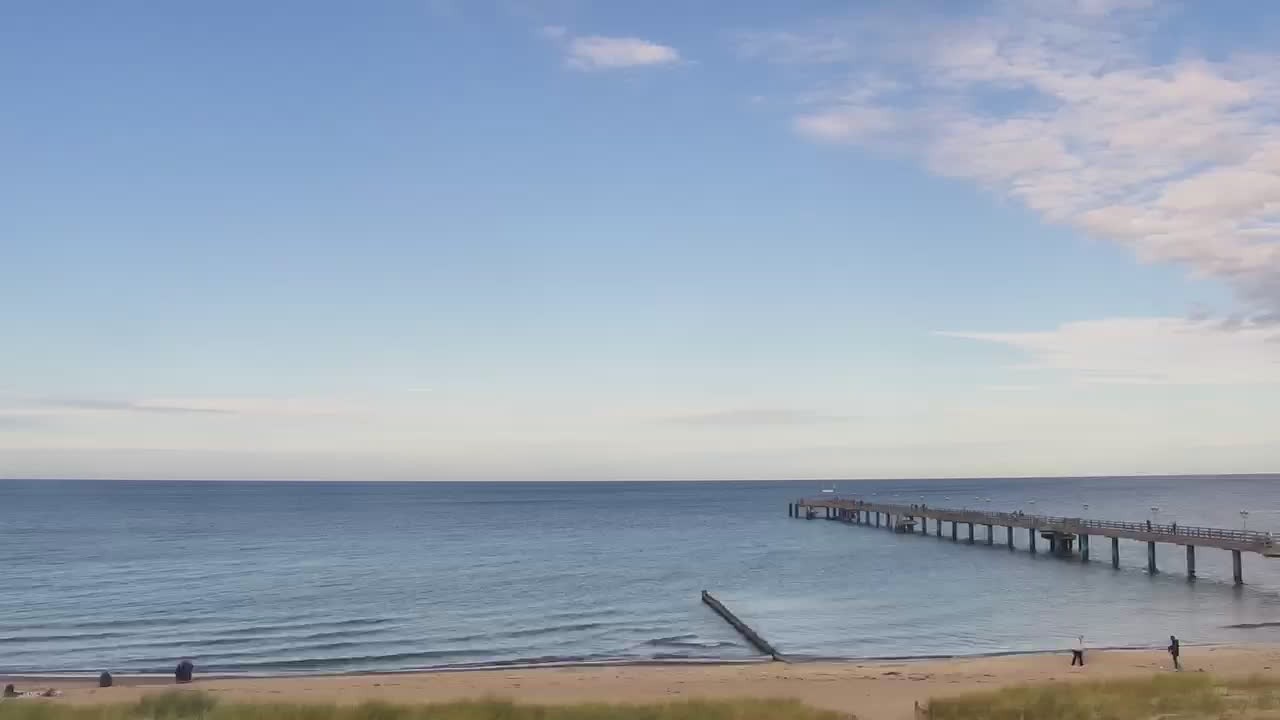 Archived image Webcam Graal-Müritz on the Baltic Sea coast