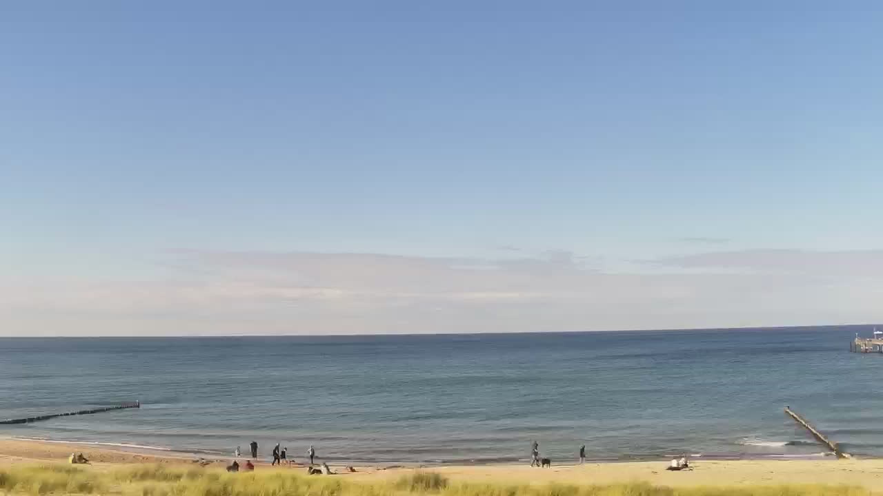 Archived image Webcam Graal-Müritz on the Baltic Sea coast
