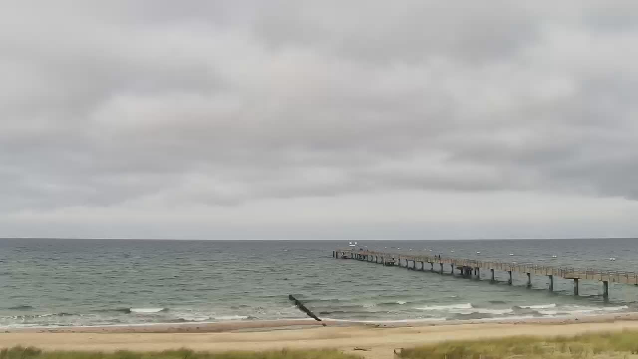 Archived image Webcam Graal-Müritz on the Baltic Sea coast