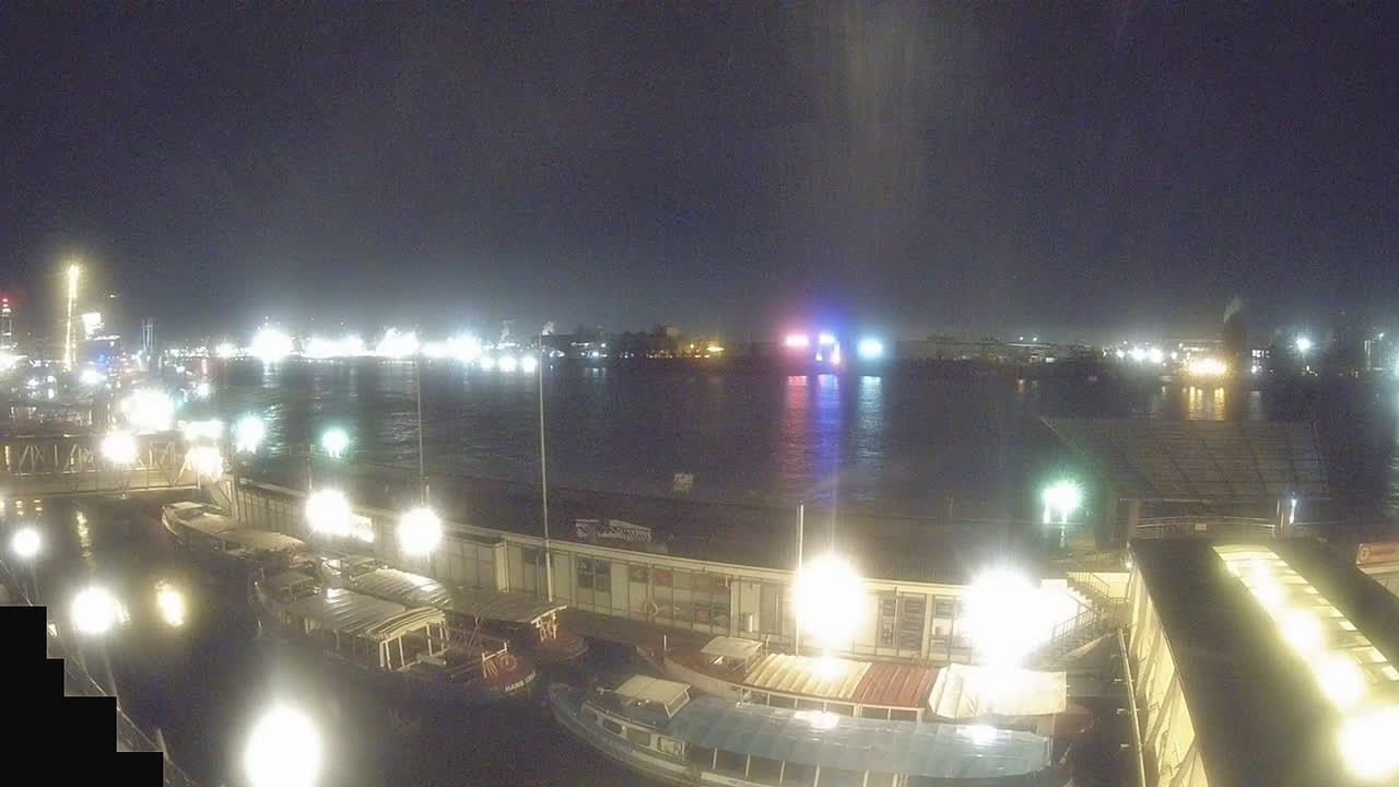 Archiv Foto Webcam Hamburg: Landungsbrücken