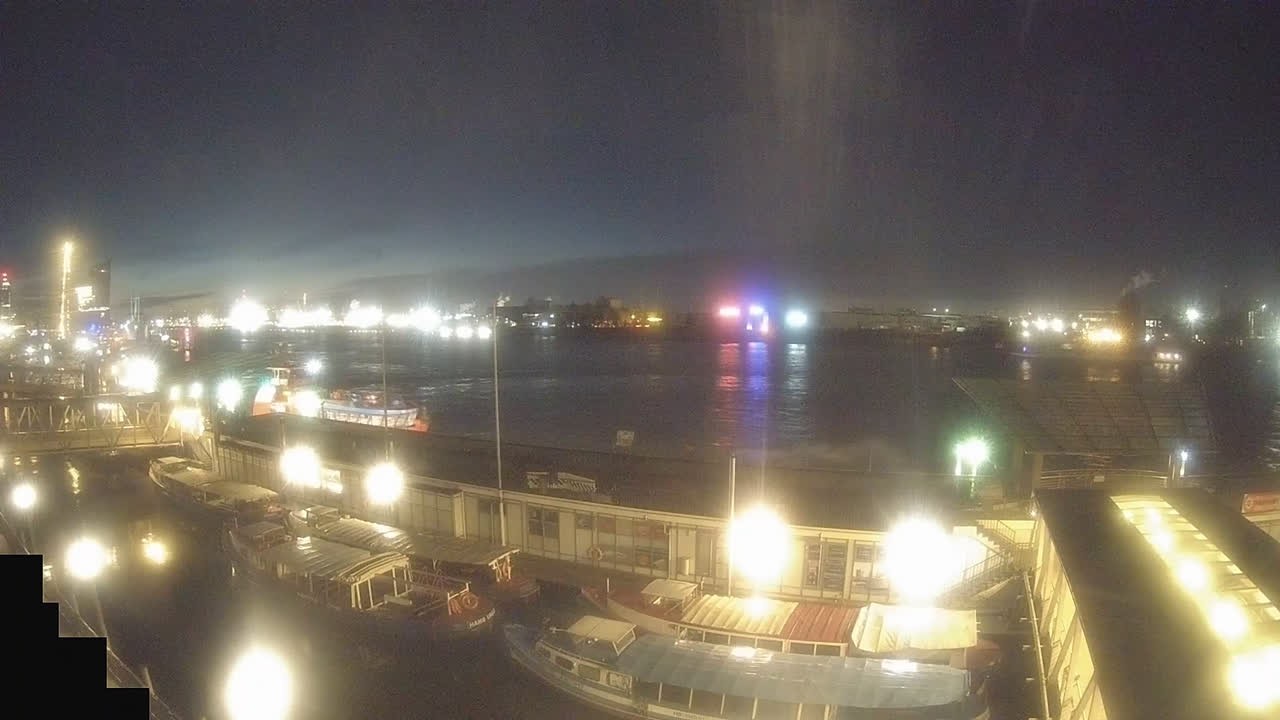 Archiv Foto Webcam Hamburg: Landungsbrücken