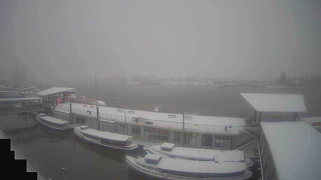 Archiv Foto Webcam Hamburg: Landungsbrücken