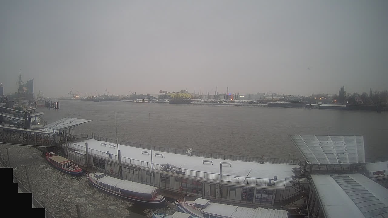 Archived image Webcam Hamburg: Cargo bridges