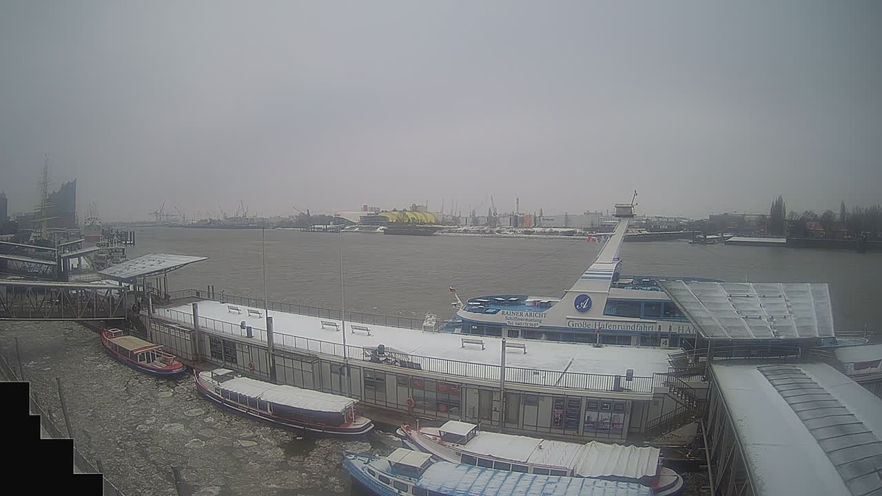Archived image Webcam Hamburg: Cargo bridges