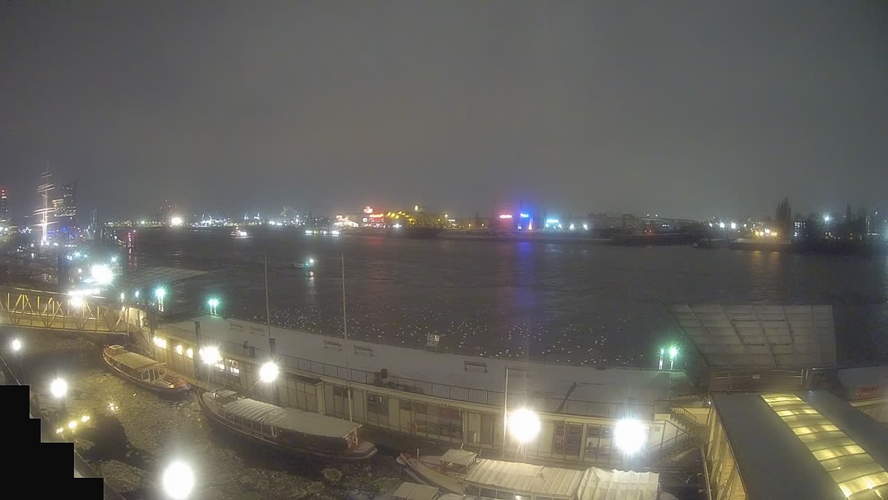 Archived image Webcam Hamburg: Cargo bridges