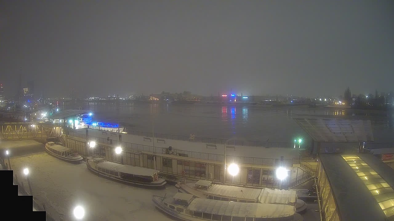Archived image Webcam Hamburg: Cargo bridges
