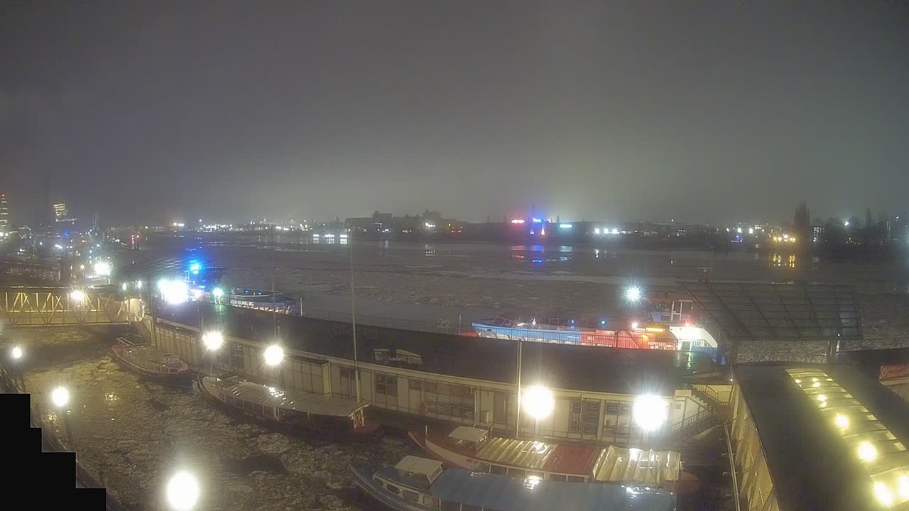 Archived image Webcam Hamburg: Cargo bridges