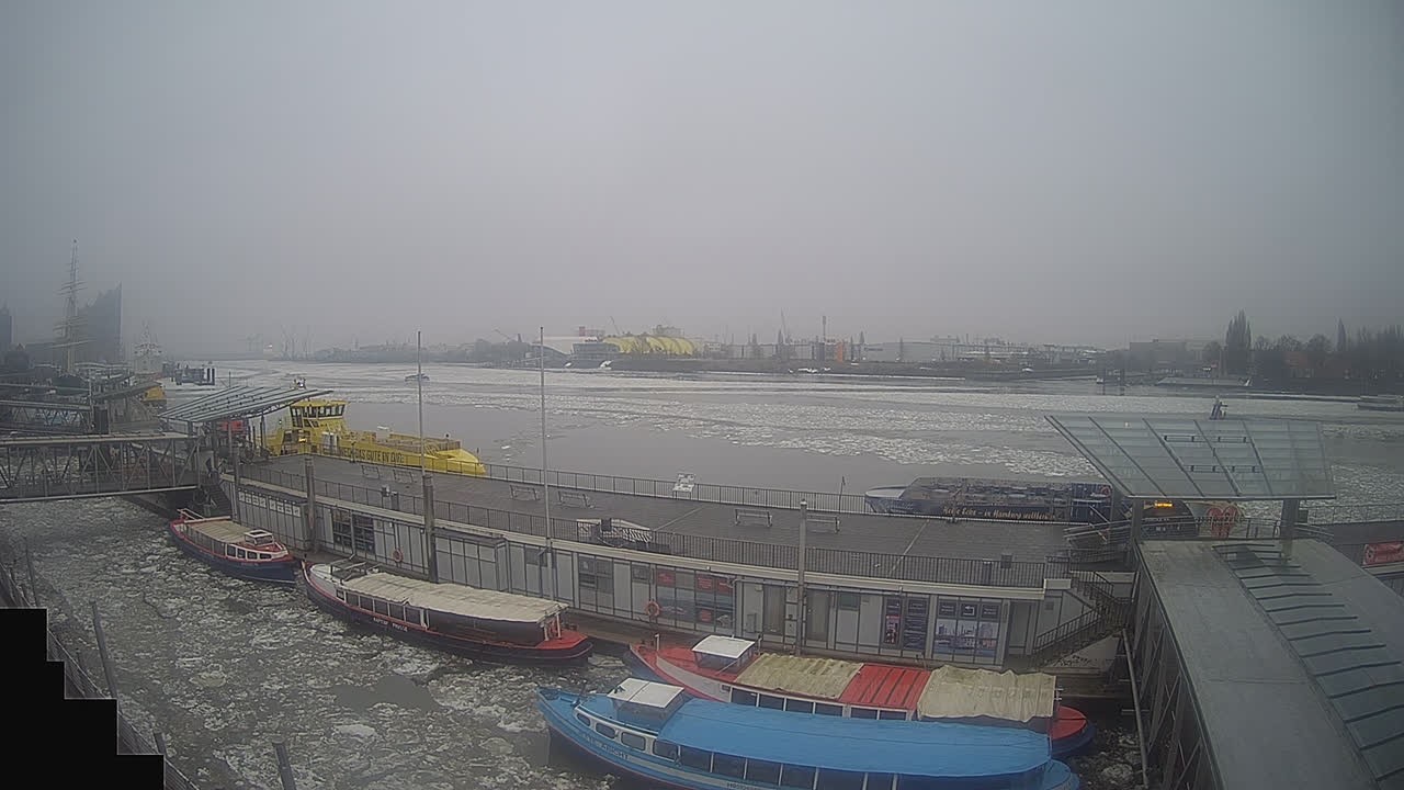 Archived image Webcam Hamburg: Cargo bridges
