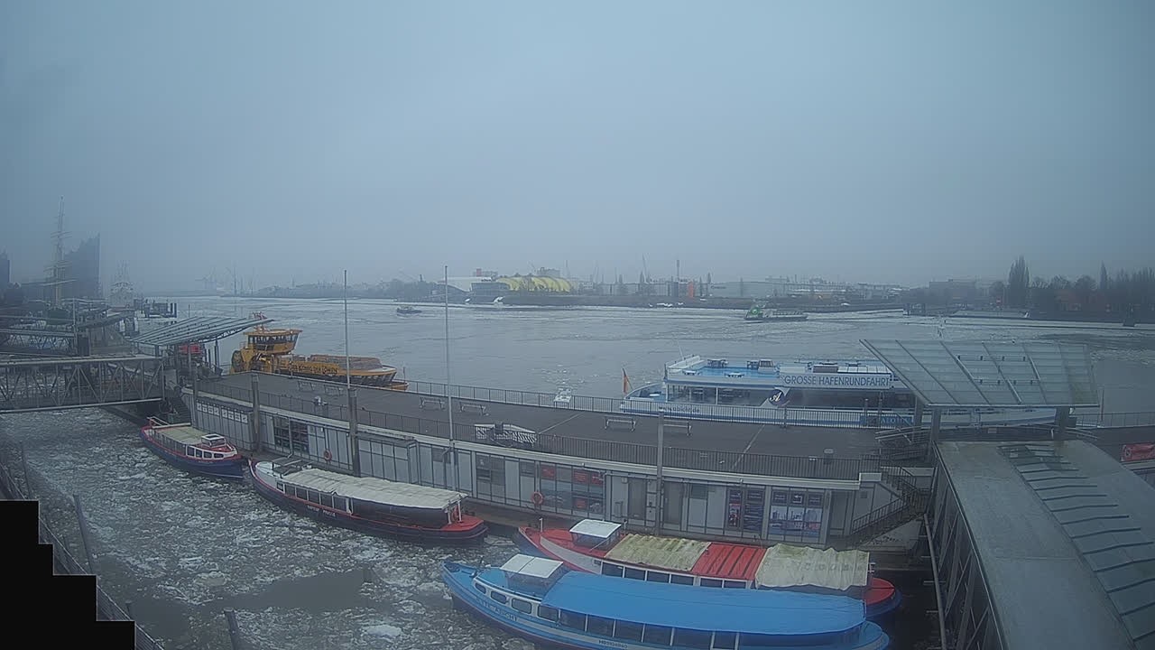 Archived image Webcam Hamburg: Cargo bridges