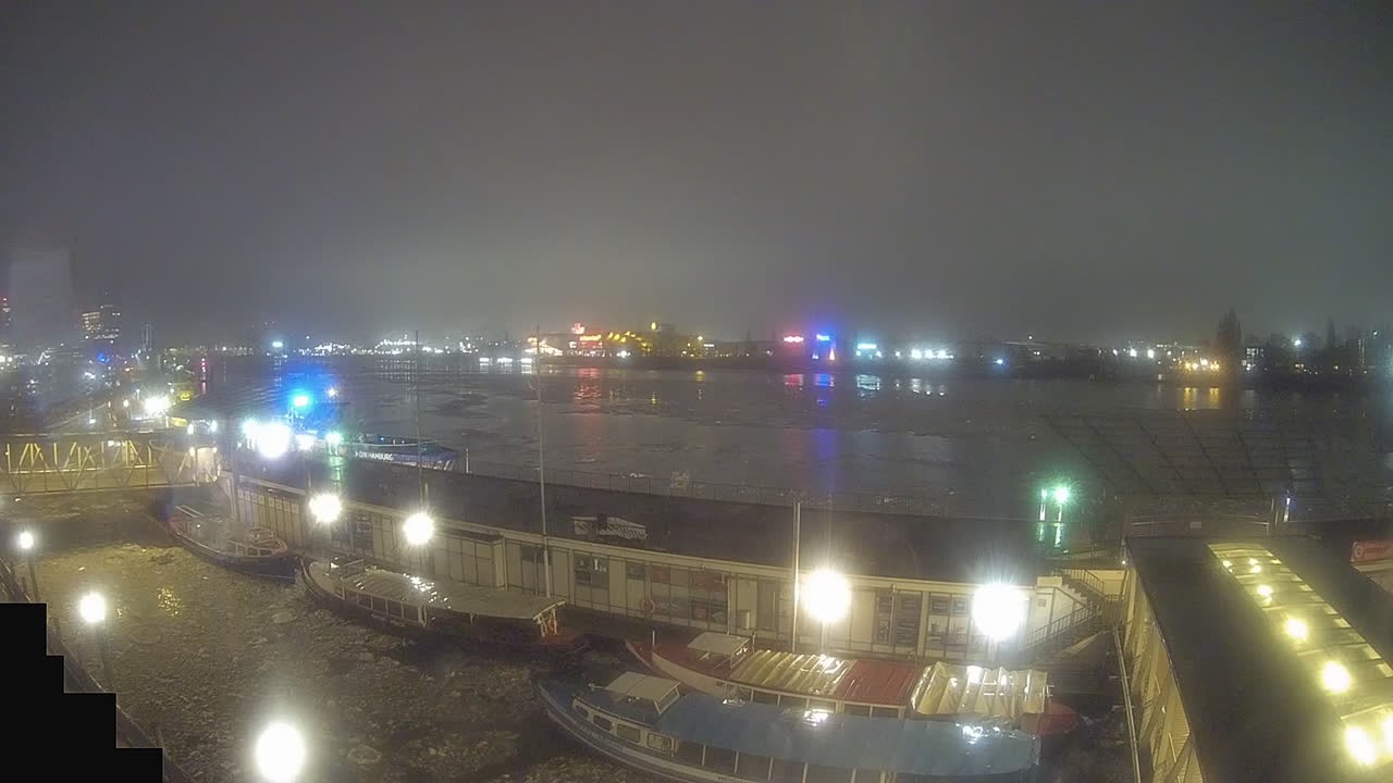 Archived image Webcam Hamburg: Cargo bridges