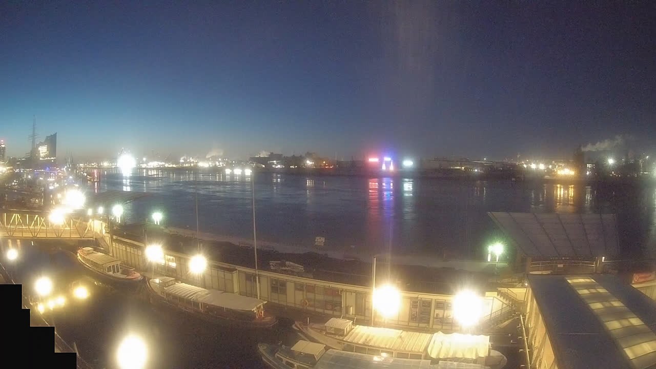 Archived image Webcam Hamburg: Cargo bridges