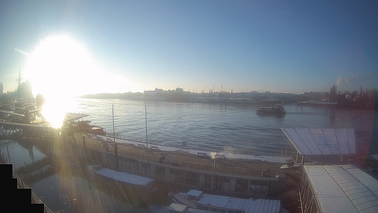 Archived image Webcam Hamburg: Cargo bridges
