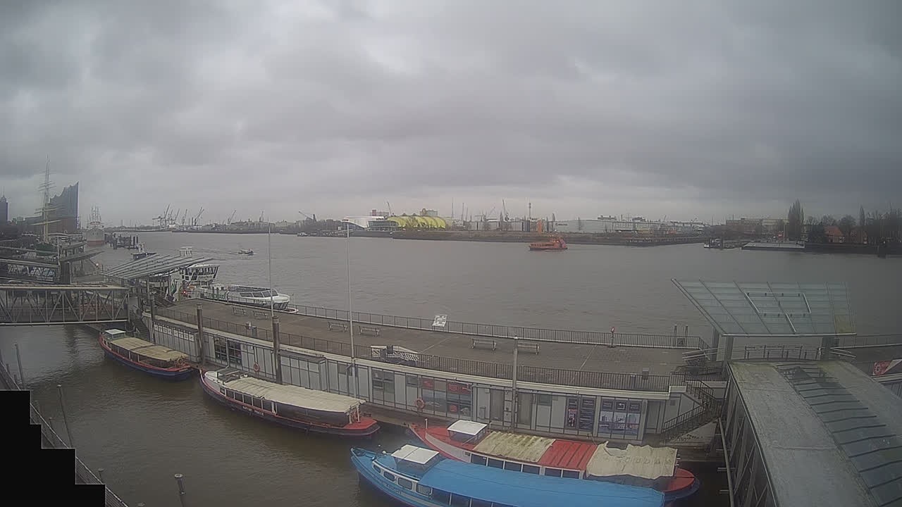 Archived image Webcam Hamburg: Cargo bridges
