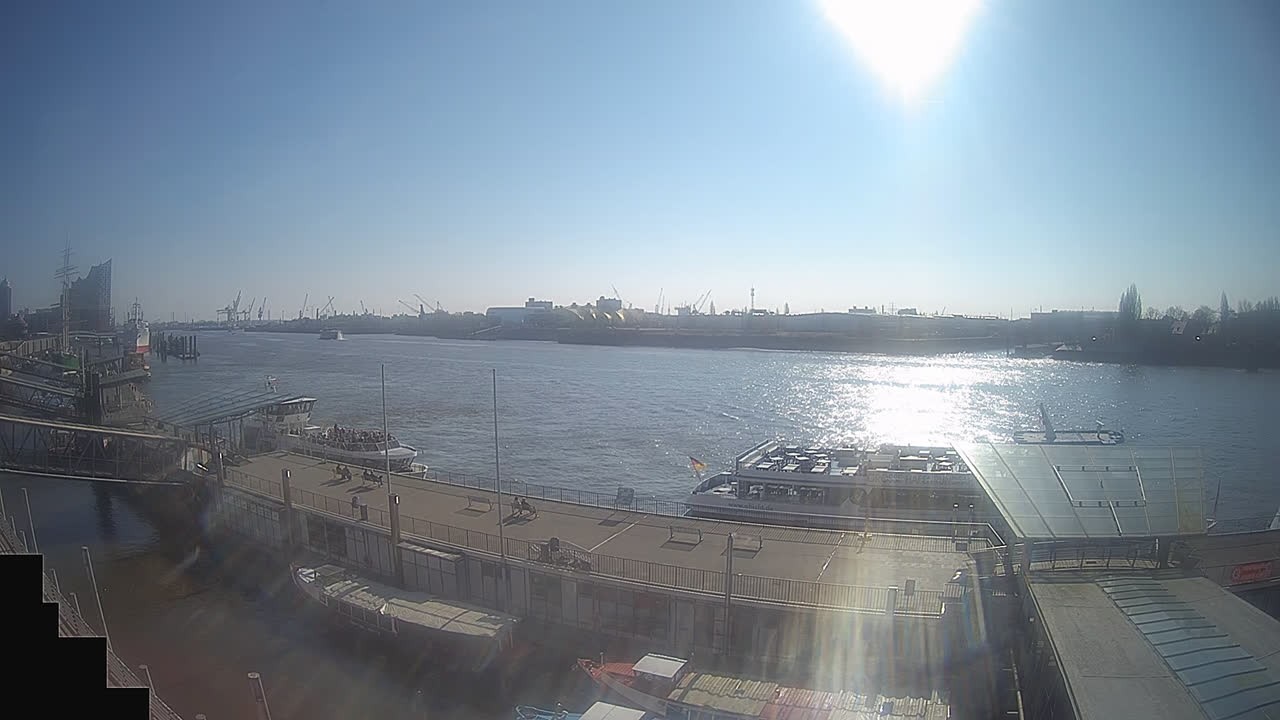 Archived image Webcam Hamburg: Cargo bridges