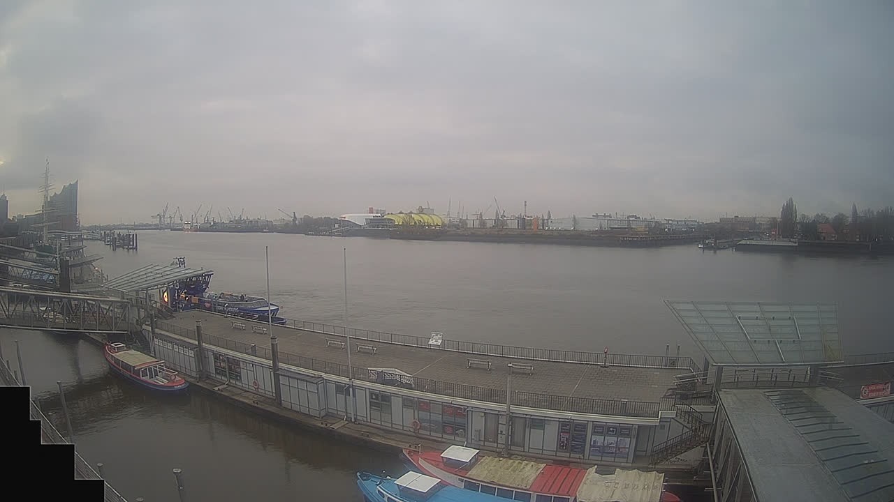 Archived image Webcam Hamburg: Cargo bridges
