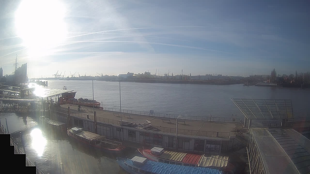 Archived image Webcam Hamburg: Cargo bridges