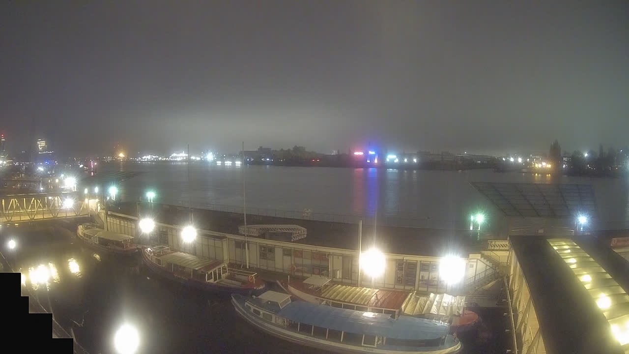 Archiv Foto Webcam Hamburg: Landungsbrücken