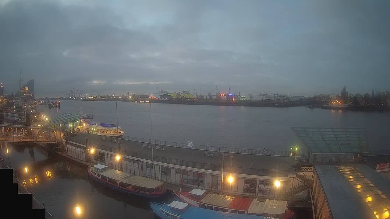 Archived image Webcam Hamburg: Cargo bridges