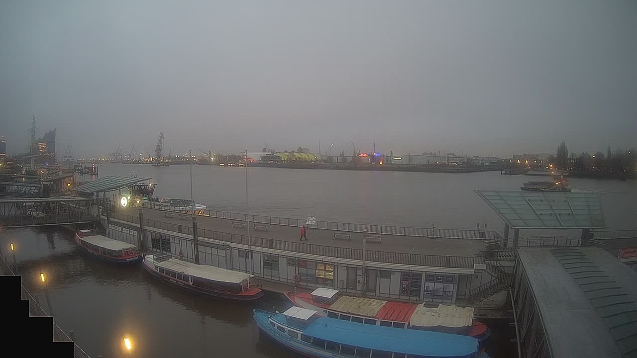 Archived image Webcam Hamburg: Cargo bridges