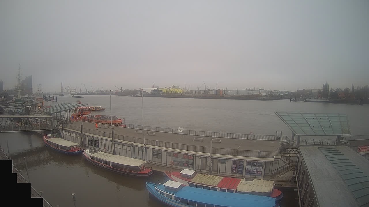 Archived image Webcam Hamburg: Cargo bridges
