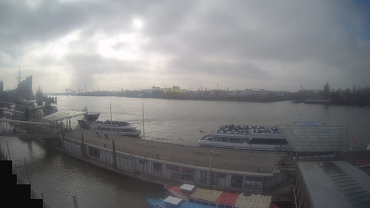Archived image Webcam Hamburg: Cargo bridges