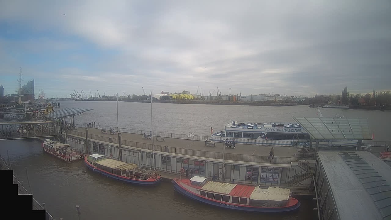 Archived image Webcam Hamburg: Cargo bridges