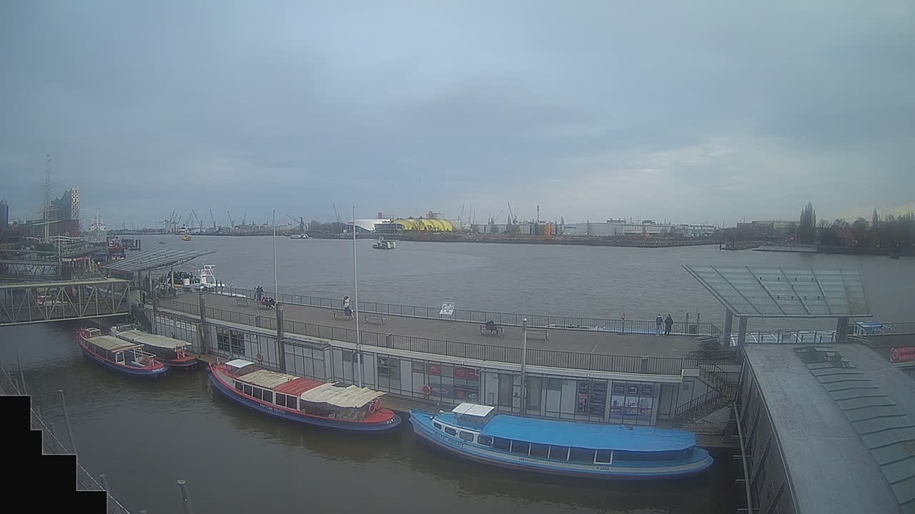 Archived image Webcam Hamburg: Cargo bridges