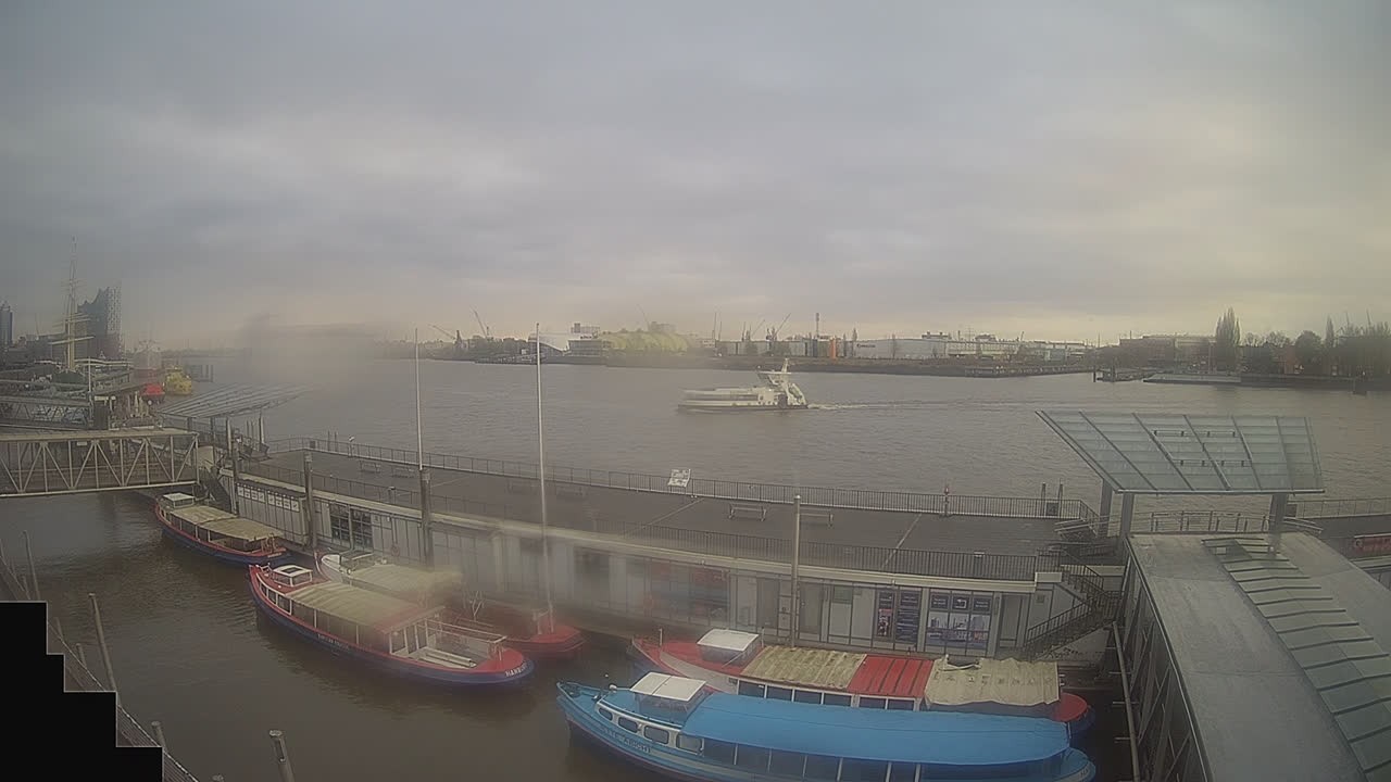 Archived image Webcam Hamburg: Cargo bridges