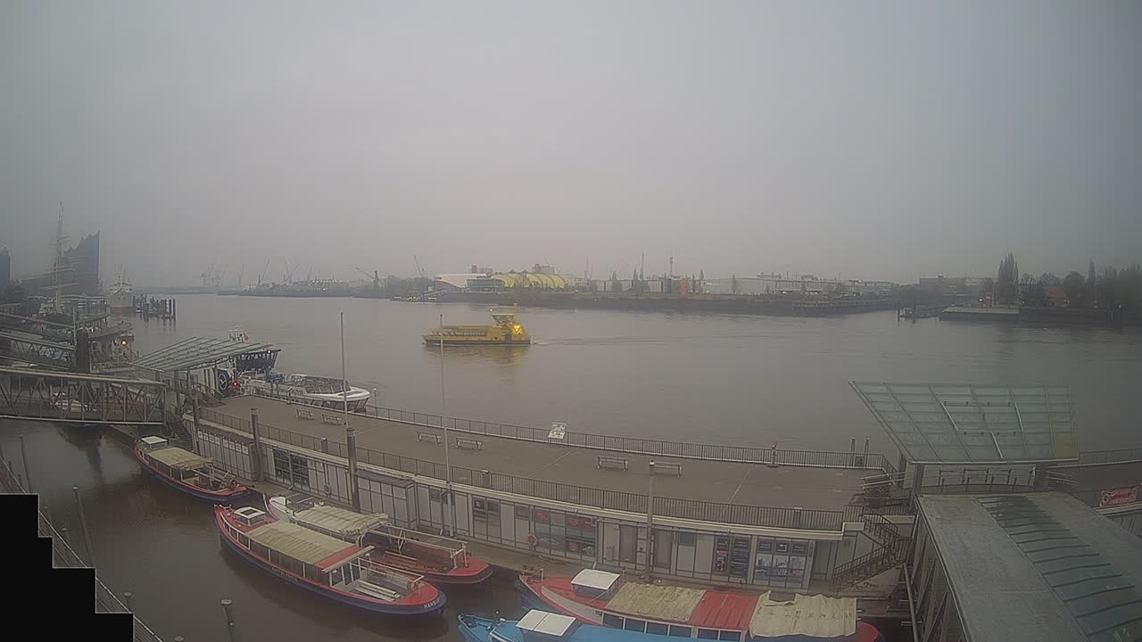 Archived image Webcam Hamburg: Cargo bridges