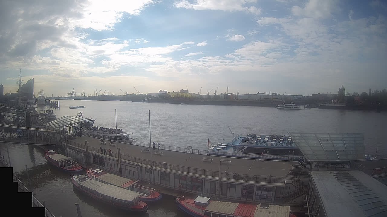 Archived image Webcam Hamburg: Cargo bridges