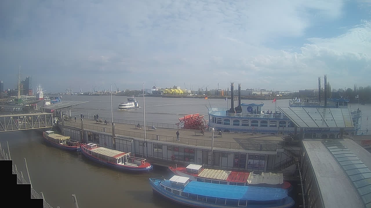 Archived image Webcam Hamburg: Cargo bridges