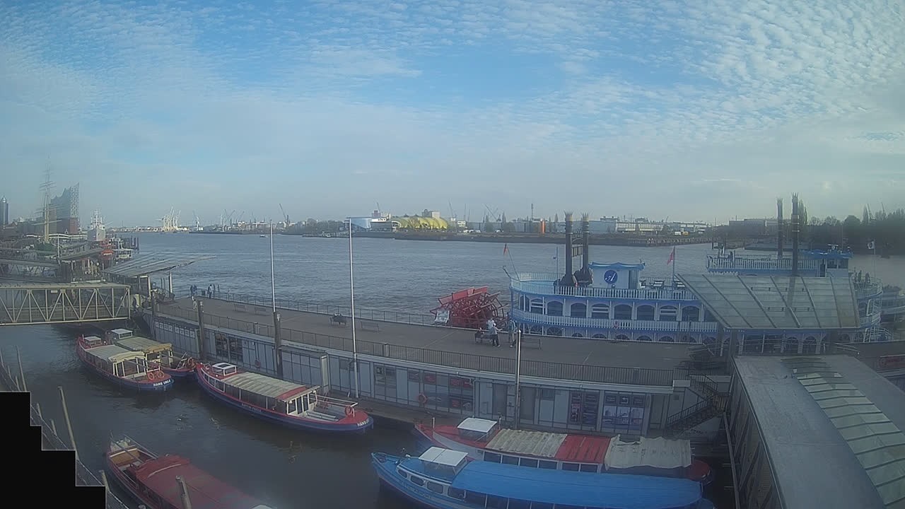 Archived image Webcam Hamburg: Cargo bridges