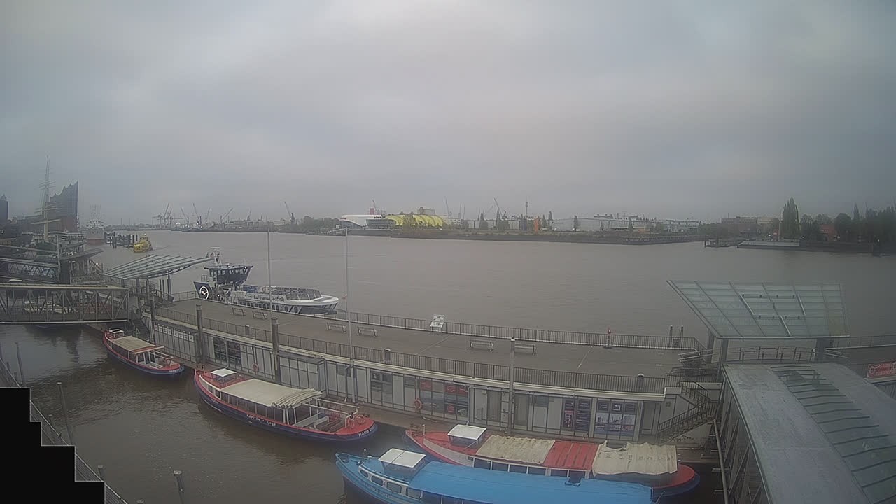 Archived image Webcam Hamburg: Cargo bridges