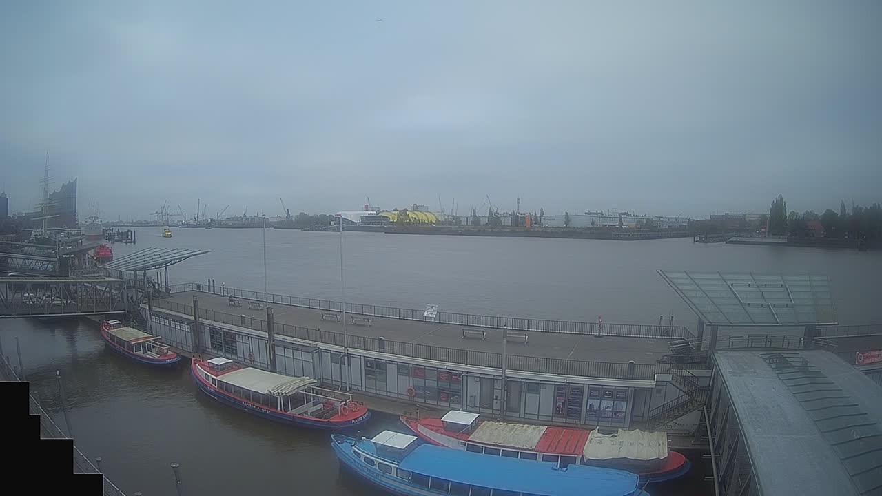 Archived image Webcam Hamburg: Cargo bridges